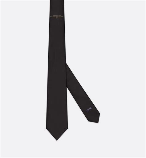 dior black tie 170s|François 1er Tie Black and Beige Silk .